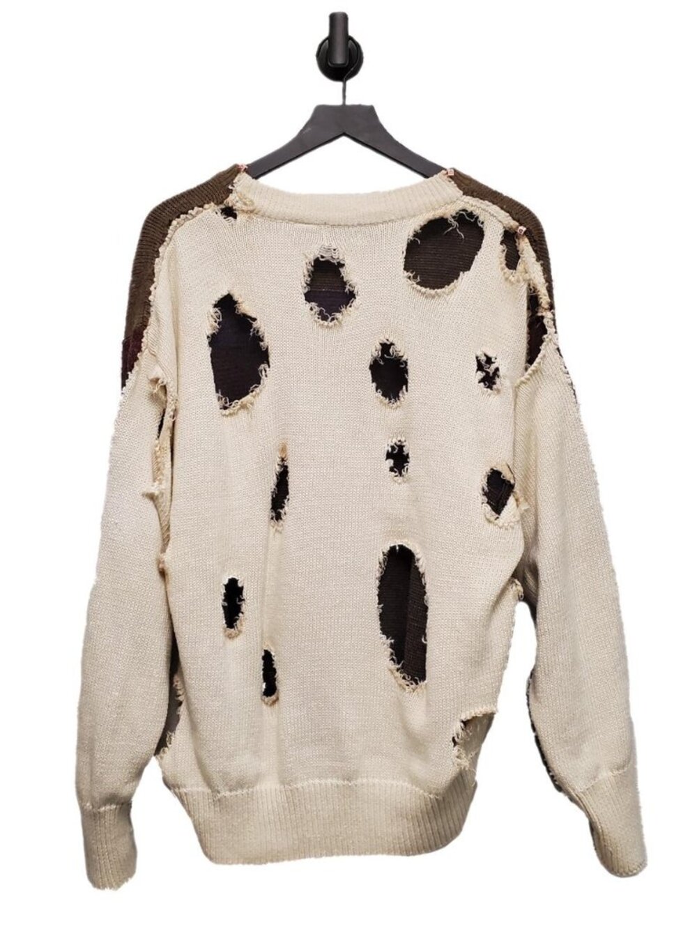 Women's 1/1 Merged & Distressed Sweater